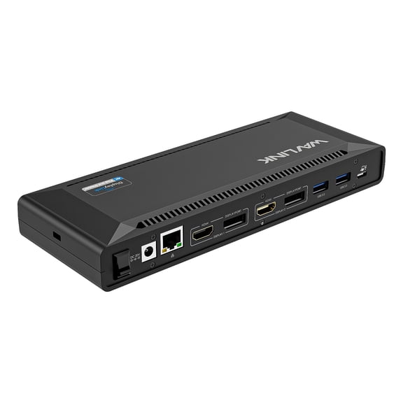 WAVLINK USB C Universal Docking Station with 65W Charging, 1000M Ethernet, Dual Monitors 5K/4K@60HZ, 5Gbps USB-C/A Ports,  Mic/Audio Port, Compatible for MacBook Neo, Windows & Mac OS