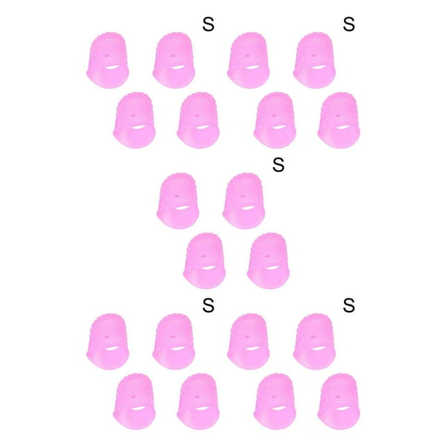 QualitChoice 4 Pcs Protection en Silicone pour Guitare Main Gauche Ukulélé Rose P 5Ensemble