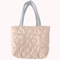 thumbnail image 4 of Bolso Coreano Mujer Algodón Acolchado Sweet Shopper Art Tote Bag (Rosa), 4 of 6