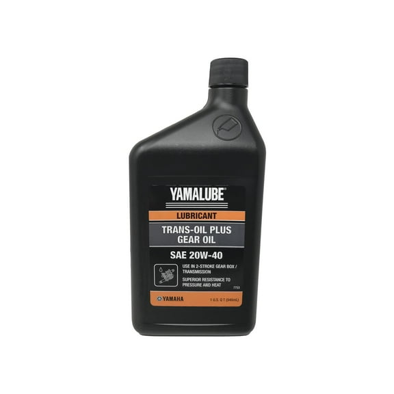 Yamaha Genuine OEM Trans-Oil Plus Gear Oil 20W-40 ACC-TRANS-PL-US - 1 Quart