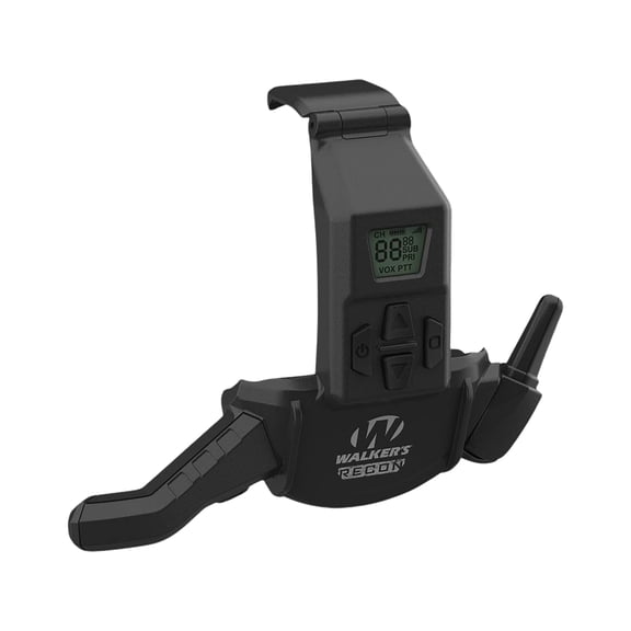 Walker's - Recon Hybrid Communicator Walkie Talkie with Bluetooth - Black