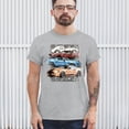 thumbnail image 4 of Shelby Cars Sketch T-shirt Mustang Racing American Muscle Car GT500 Cobra Performance Powered by Ford Men's Tee, 4 of 7
