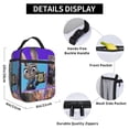 thumbnail image 6 of Zootopia Insulated Lunch Bag Cartoon Backpack, Reusable Thermal Cooler Tote for School Picnic Travel, Water Resistant Zipper Lunch Box Carry Bag Large Capacity Reusable Cooler Bag 11488-A10, 6 of 6