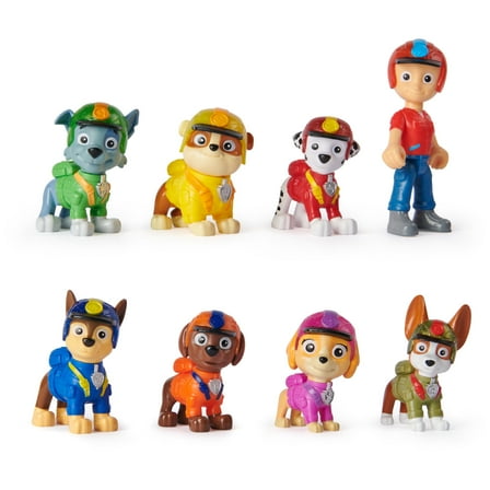 Paw Patrol: Jungle Pups, 8-Piece  Figures Gift Pack, Toys for Kids Ages 3 and Up