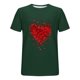 thumbnail image 4 of Camisetas de Manga Larga para Hombres, Camiseta de Manga Corta de Fitness de Impresión Del Día de San Valentín, Mezcla de Algodón Casual, 4 of 8