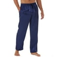 thumbnail image 4 of Onimisc Mens Satin Pajama Pants Set, Silky Feeling Sleep & Lounge Pants, PJ Bottoms with Pockets and Button Fly, 3 Pack, 4 of 8