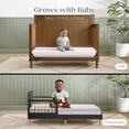 thumbnail image 4 of Delta Children Refresh 2-Stage Crib and Toddler Mattress - Breathable Cover and Core - Machine Washable - GREENGUARD Gold – Waterproof - Sustainably Sourced Core, Pink, 4 of 9
