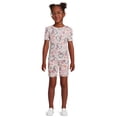 thumbnail image 2 of 365 Kids from Garanimals Girls Hello Kitty Print Bermuda Shorts, Sizes 4-10, 2 of 5
