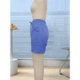 thumbnail image 7 of Omen Casual Shorts Drawstring Comfy Elastic Waist Shorts Summer Pull on Short with Pockets Royal Blue XXL, 7 of 7