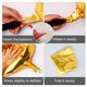 thumbnail image 5 of Globos de aluminio PartyWoo dorados, 4D, 50 cm, redondos, 3 unidades con cinta, 5 of 6