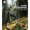 thumbnail image 4 of Nirlon 3/4 Capri Leggings For Women - High Waisted Leggings With Pockets, 4 of 6
