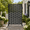 Black & Geometric Pattern, variant on 74" H Metal Outdoor Privacy Screen, Freestanding Tropical Plants Fence Panel, Rustproof for Patio Balcony Garden Indoor