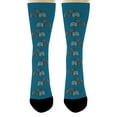 thumbnail image 4 of ThisWear Elephant Couples Gifts Elephant Print Socks Cute Elephant Novelty Gifts 1-Pair Novelty Crew Socks, 4 of 5