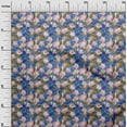 thumbnail image 3 of oneOone Cotton Cambric Light Blue Fabric Floral Diy Clothing Quilting Fabric Print Fabric By Yard 42 Inch Wide-WA, 3 of 4