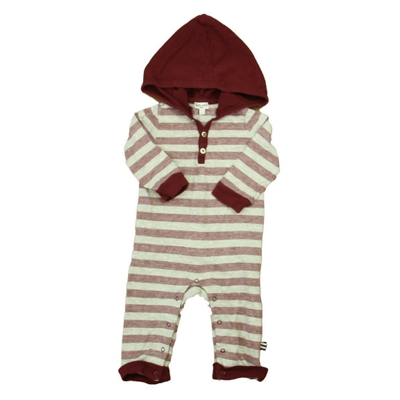 Pre-Owned Splendid Boys Maroon | Gray Long Sleeve Outfit size: 6-9 Months (Good)