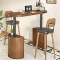 thumbnail image 7 of Mid Century Modern Electric Standing Desk with Storage, 55x22 Small Sit Stand Adjustable Height Computer Desk for Home Office, 7 of 7
