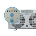 thumbnail image 5 of Open Box Optimus F-5286 8" 3 Speed Cool Air Home Twin Window Fan w/ Thermostat, 5 of 5