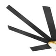 thumbnail image 3 of Uforic 72 Inch Black Gold Ceiling Fans with Lights and Remote Control,8 Aluminum Blades with 6 Speed, Modern Ceiling Fans for Living Room,Garage, 3 of 10