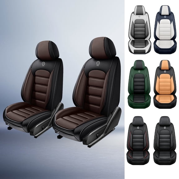 Fit for TOYOTA AVALON 2003 Seat Cover, Faux Leather Cab seat covers With Lumbar Support Beautify Interior, Black and Brown Car Seat Covers, Give Your Interior a New Look