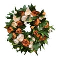 thumbnail image 1 of yuksok 40cm Spring Door Wreath Peony Spring Garland Welcome Sign Silk Flowers Large for, 1 of 9