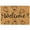 M, variant on Ghost Doormat Funny Halloween Welcome Mat – Natural Coir Fiber Non-Slip Outdoor Entrance Rug for Front Porch