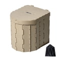 thumbnail image 2 of Baño Al Aire Libre Cubo de inodoro para coche, inodoro plegable portátil para exteriores para acampar (color arena) Ndcxsfigh Para Estrenar, 2 of 9