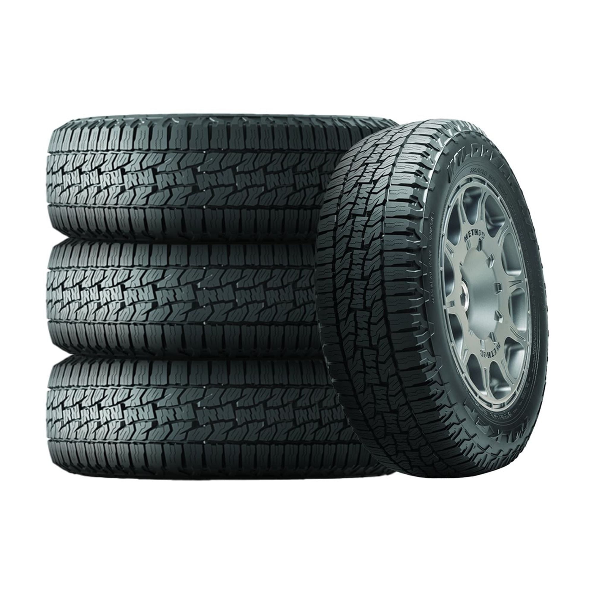 Set of 4 Falken Wildpeak A/T Trail 225/60R18 100H Tires - Walmart.com