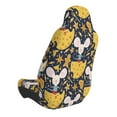 thumbnail image 2 of Wukai Mouse Cheese Full Set Car Seat Covers with Soft Padding Universal Auto Front Seats Protector and Cushion Mat, 2 of 5