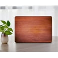 thumbnail image 4 of KSK KAISHEK Hard Case Shell Cover for 2022/2021/2020/2019/2018 Released MacBook Air 13" with Touch ID USB Type-C Model: A2337 m1 A2179 A1932 Wood grain 56 + Black Keyboard Cover, 4 of 5
