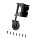 thumbnail image 1 of Rueda de puerta de madera pesada de 4 pulgadas con rotación de 360 ​​grados, piezas de repuesto resistentes de metal Izquierda, 1 of 9