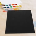 thumbnail image 3 of SEWACC Square Canvas Panel for Students Black Canvas Break Resistance 1Pack, 3 of 7