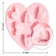 thumbnail image 4 of 2 moldes de silicona con hojas de maceta, molde de silicona de amor, moldes de chocolate, molde de fondant para tartas de amor, decoración de tartas con tema de amor, chocolate, caramelo, arcilla polimérica, galleta, azúcar Rojo Verde, 4 of 4