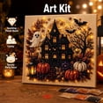 thumbnail image 3 of Halloween Ghost Pearl Art DIY Kit, Spooky Cute 3D Diamond-Painting Crafts for Adults, DIY Fall Home Decor Wall Art, Beginner DIY Seasonal Party Gift Great Halloween Decorations Gifts, 3 of 7