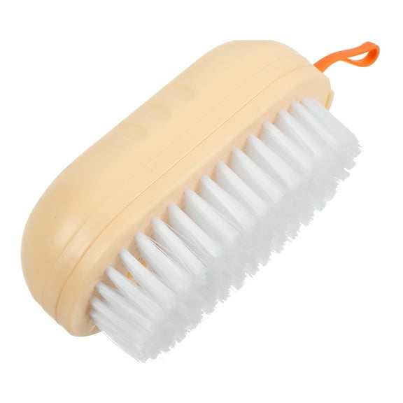 Greenadscape Portable Scrubbing Brush 1Pack Rectangular Plastic For Shoes And Laundry Cleaning