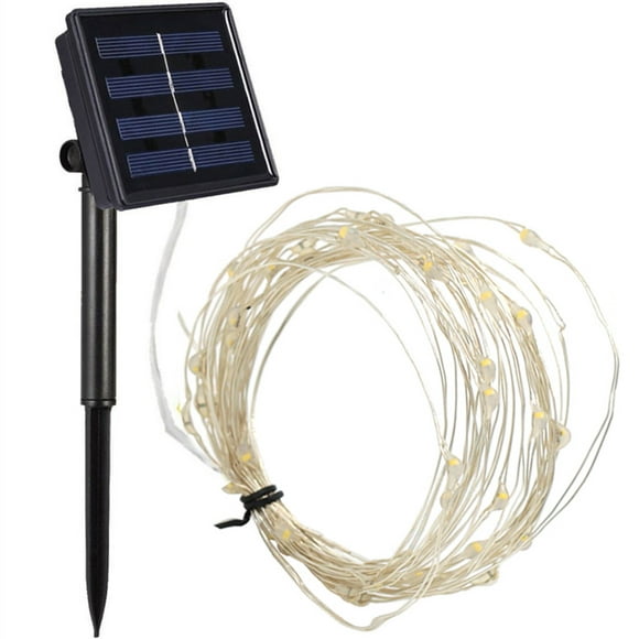 XZNGL String Lights Solar Ring Light Solar Sts Solar String Lights Solar Lights Waterproof Copper Wire Lighting