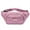 Pink B, variant on Large Crossbody Fanny Pack with 3-Zipper Pockets,Gifts for Enjoy Sports Festival Workout Traveling Running Casual Hands-Free Wallets Waist Pack Phone Bag Fits All Phones