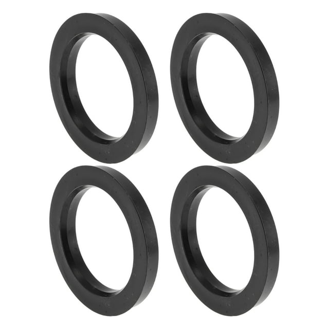 Anillos centrados de cubo de rueda de 82.1 mm a 59.1 mm, negros, de policarbonato, 4 piezas