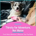 thumbnail image 4 of Dog Water Bottle, Lightweight, Leak Proof Portable Travel Dog Water Dispenser - Perfect Puppy Drinking Bowl On The Go for Outdoor Walking and Hiking - Pet Accessories (12oz, Blue), 4 of 9