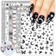 thumbnail image 1 of Butterlfy and Flower Nail Art Stickers (Butterfly Star), 1 of 4