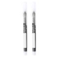 thumbnail image 1 of 2 Pcs Rollerball Pen 0.5mm Fine Tip Quick Drying Rolling Ball Capped Liquid Ink Rolling Ball for Students (Black), 1 of 9