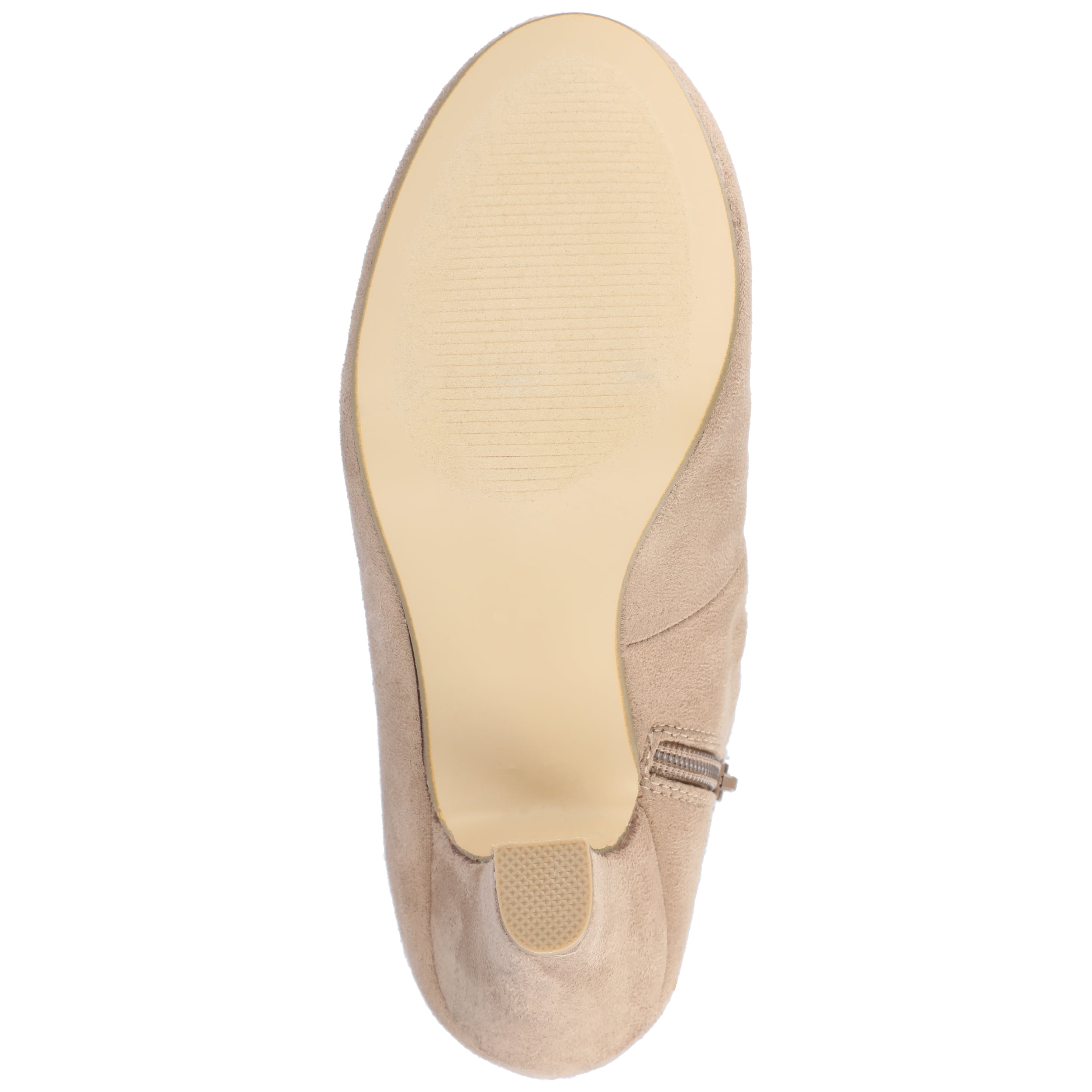 Journee Womens Piper Inside Zip Block Heel Booties, Widths Available