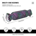 thumbnail image 3 of Salouo Rainbow Animal Skin Pattern Cute Bolster Pillow,Cylindrical Pillow Long Pillow for Bed Round Side Pillow for Knee/Leg/Neck ,- Length 24.4" x 9.8" Diameter, 3 of 8