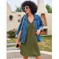 thumbnail image 5 of Ekouaer Sleeveless Nightgown for Women Racerback Sleep Shirt Soft Nightshirt Summer Nightwear, 5 of 6