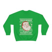 Santa's Naughty List Ugly Christmas Sweater