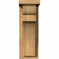 thumbnail image 2 of 5 1/2"W x 8"D x 16"H Yorktown Smooth Corbel w/Backplate, Western Red Cedar, 2 of 9