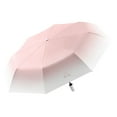 thumbnail image 1 of Guardoinrt Versatile Three Fold Folding Umbrella Suitable For Any Outdoor Activity Made With Pongee And Rubber Midsummer Pink, 1 of 6