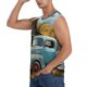 thumbnail image 3 of Balery Vintage Truck Farm Scene Camisetas sin mangas para hombre, absorbe la humedad y protege contra el mal olor.-Large, 3 of 7