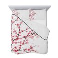 thumbnail image 7 of Cherry Blossom Twin XL Size Down Alternative Comforter, Lightweight Comforter Quilt Bedding Set with Pillow Shams Spring Pink Floral Branches Watercolor All Seasons Bed Comforter Duvet Insert 68"x98", 7 of 7