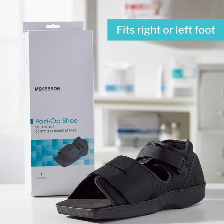 McKesson Post-Op Shoe, Square Toe - Male 12.5, Female 13.5, Size