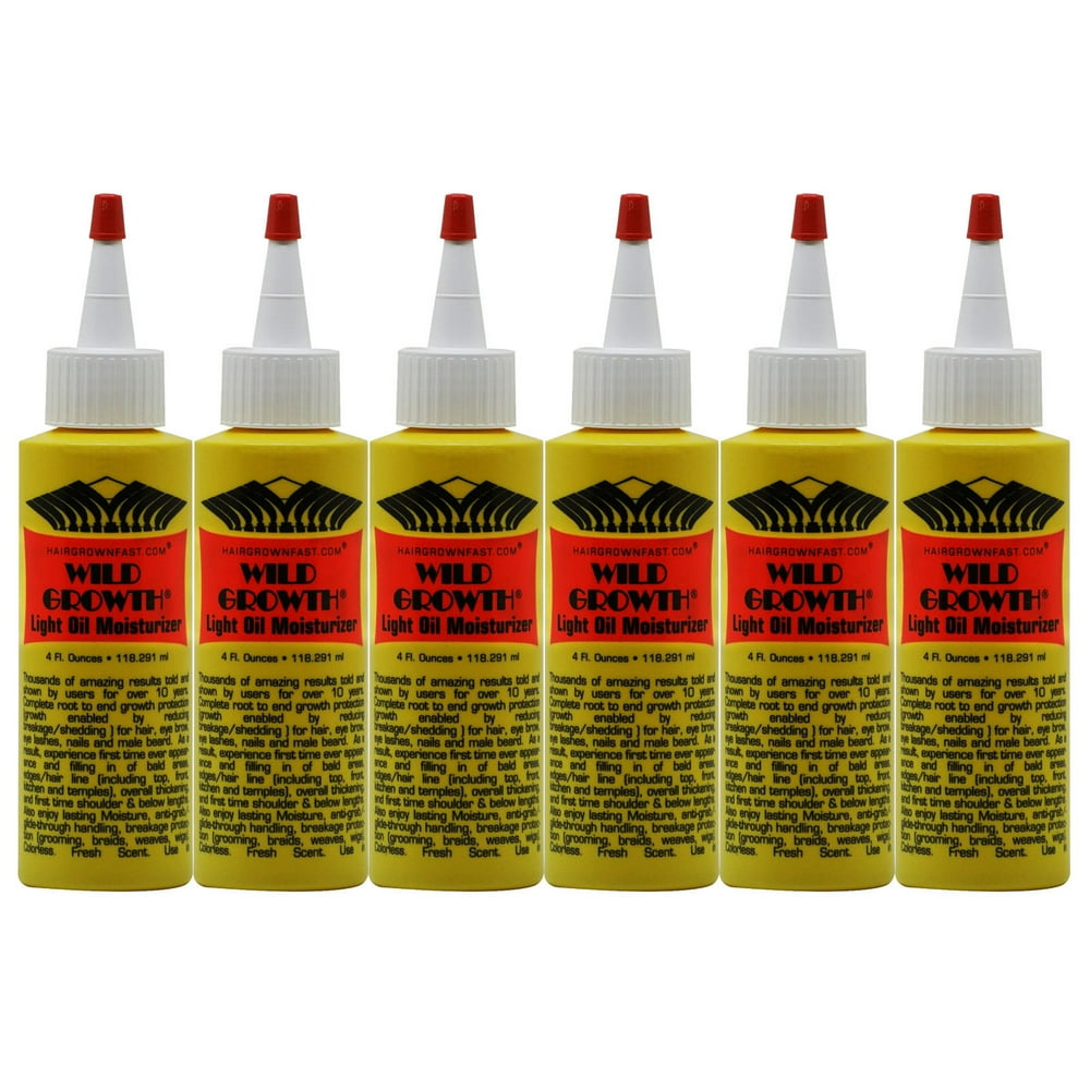 Wild Growth Light Oil Moisturizer 4 oz "Pack of 6"